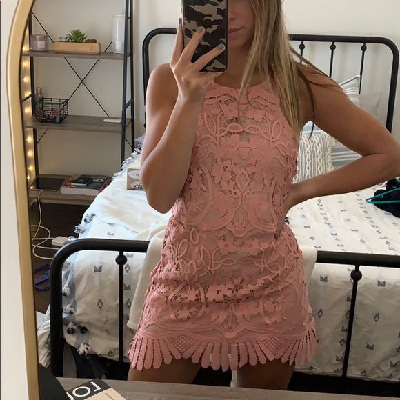 caspian shift dress